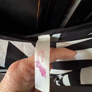 Black and White Women's Blouse